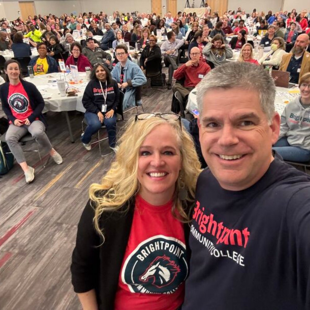 Liz Baker AI keynote at Brightpoint Community College